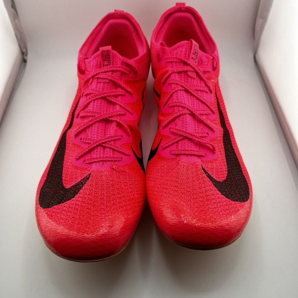 Nike ZoomX Dragonfly Track Shoes Mens 15 CD4382-600 AtomKnit Spikes Pink Bag New - Picture 10 of 16